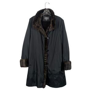 GALLERY Y New York Faux Fur Lined Winter Coat-Women’s Size Large
